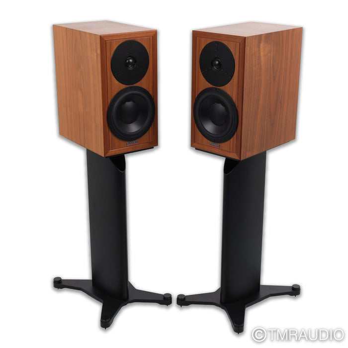 Dynaudio Heritage Special Bookshelf Speakers; Walnut Pair w/ Stands