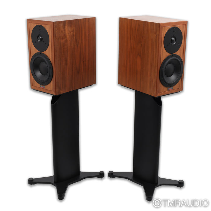 Dynaudio Heritage Special Bookshelf Speakers; Walnut Pair w/ Stands