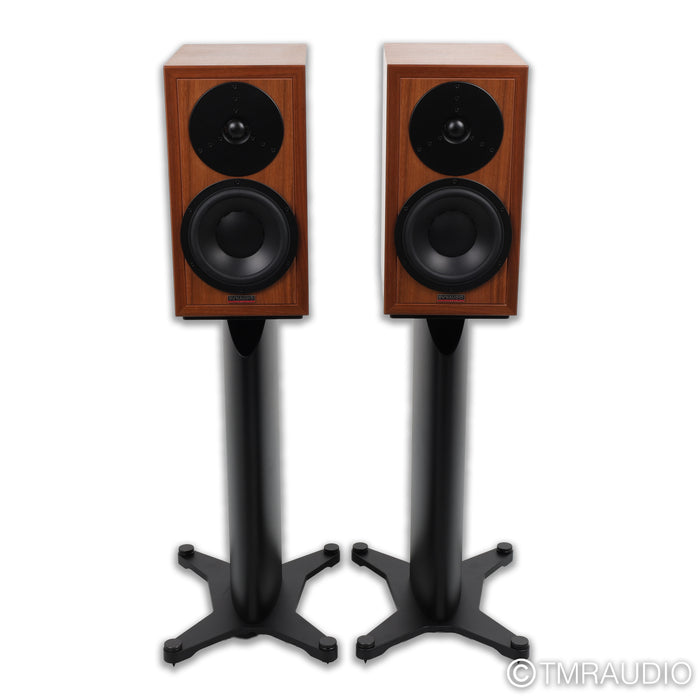 Dynaudio Heritage Special Bookshelf Speakers; Walnut Pair w/ Stands