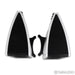 Borresen  X1 Bookshelf Speakers; White Pair w/ Stands