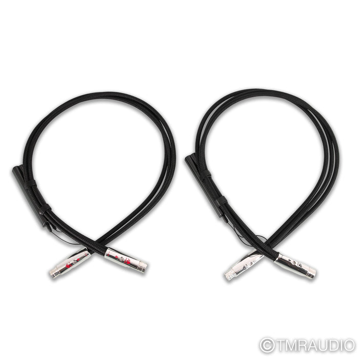 AudioQuest Dragon XLR Cables; 1m Pair Balanced Interconnects