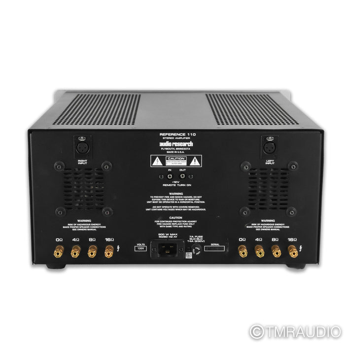 Audio Research Reference 110 Stereo Tube Power Amplifier