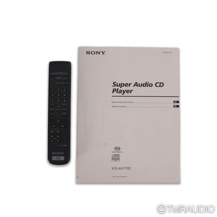 Sony SCD-XA777ES SACD / CD Player