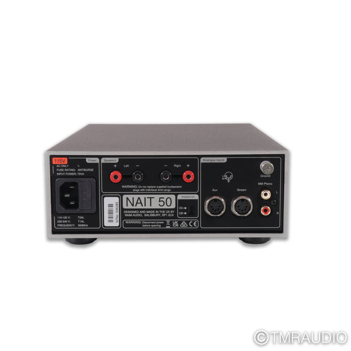 Naim NAIT 50 Stereo Integrated Amplifier; MM Phono