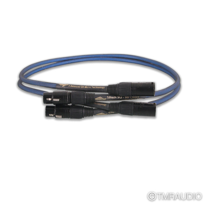 Siltech SQ-88 Classic XLR Cables; 1m Pair Balanced Interconnects