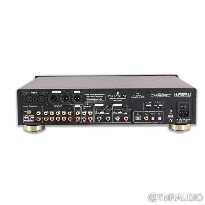 Parasound Halo P6 Stereo Preamplifier; P 6; MM / MC Phono