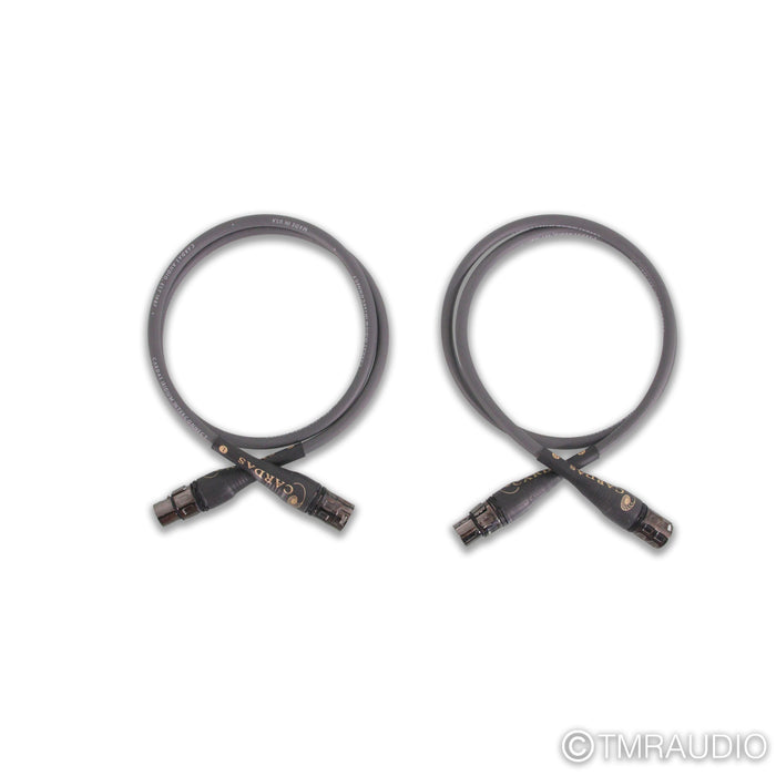 Cardas Iridium XLR Cables; 1m Pair Balanced Interconnects (Open Box)