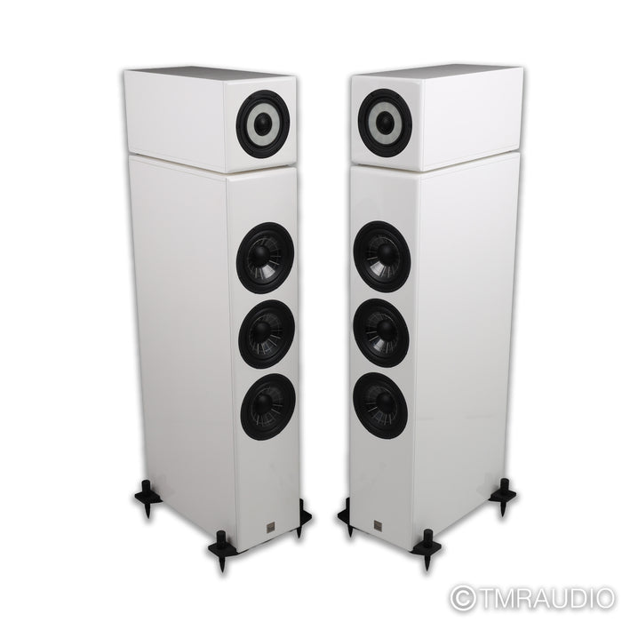 Vienna Acoustics Liszt Floorstanding Speakers; Piano White Pair