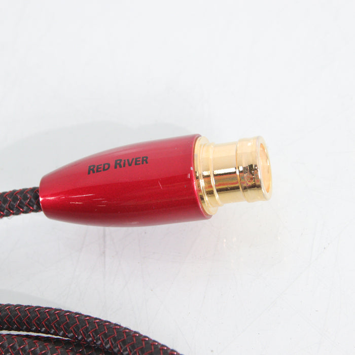 AudioQuest Red River XLR Cables; 3m Pair Balanced Interconnects