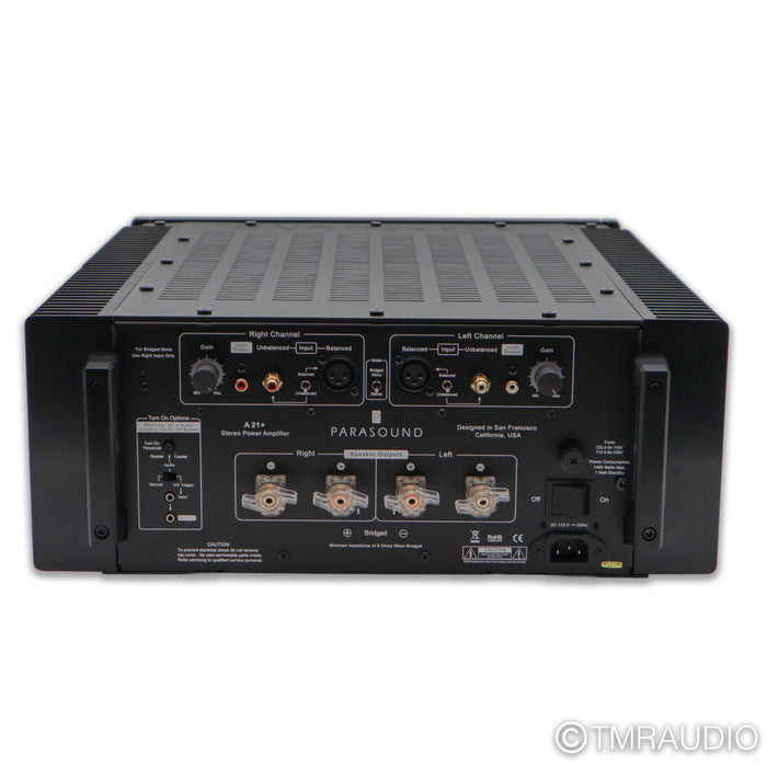 Parasound Halo A21+ Stereo Power Amplifier; A 21+