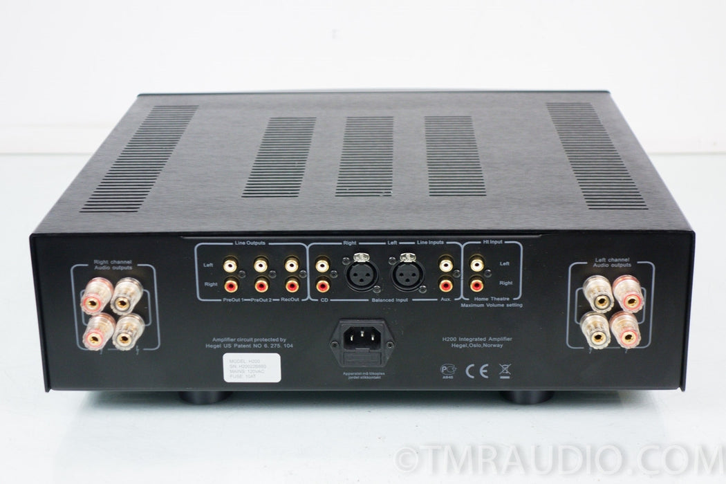 Hegel H200 Integrated Stereo Amplifier in Factory Box