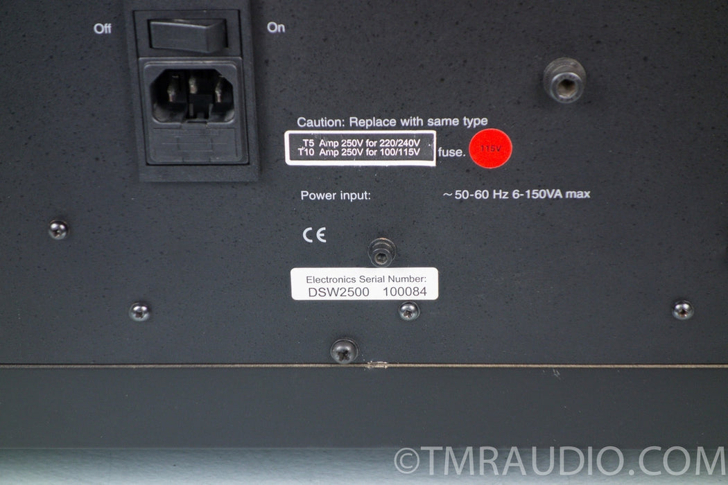 Meridian DSW-2500 Dual 10 inch Powered Subwoofer in Factory Box
