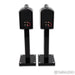 Bowers & Wilkins PM1 Bookshelf Speakers; Mocha Gloss Pair w/ Stands