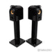 Bowers & Wilkins PM1 Bookshelf Speakers; Mocha Gloss Pair w/ Stands