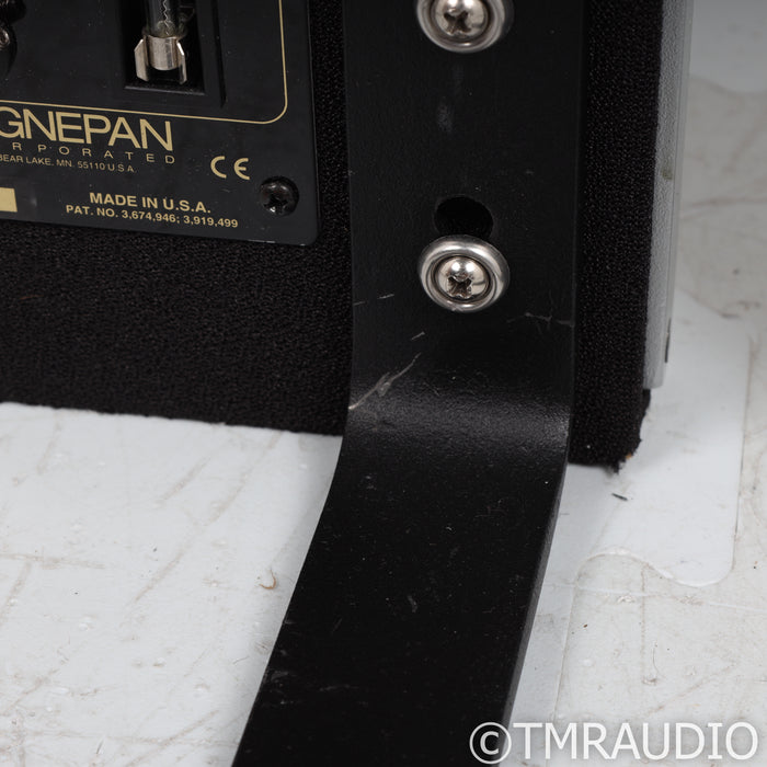 Magnepan MG .7 Floorstanding Speakers; Black / Silver Pair w/ Magna Risers