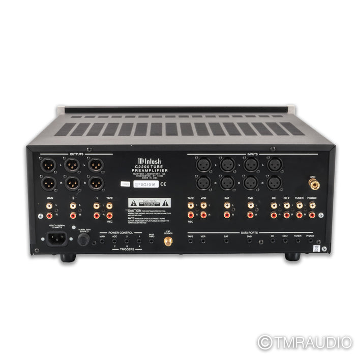 McIntosh C2200 Stereo Tube Preamplifier; MM Phono