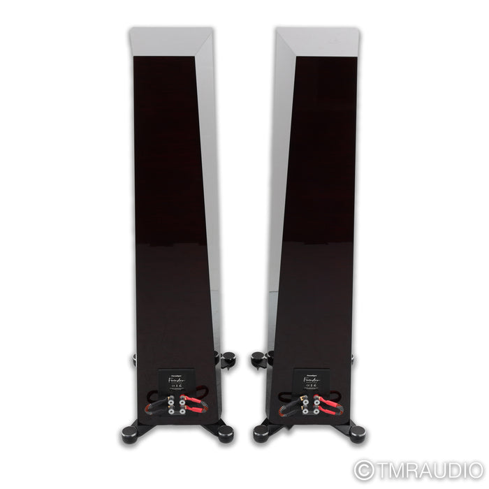 Paradigm Founder 100F Floorstanding Speakers; Midnight Cherry Pair