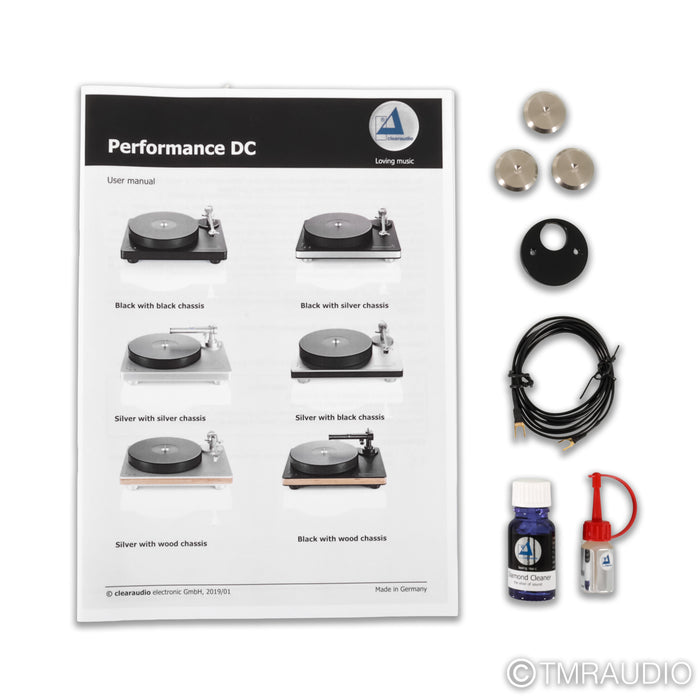 Clearaudio Performance DC Wood Belt Drive Turntable (No Cartridge)