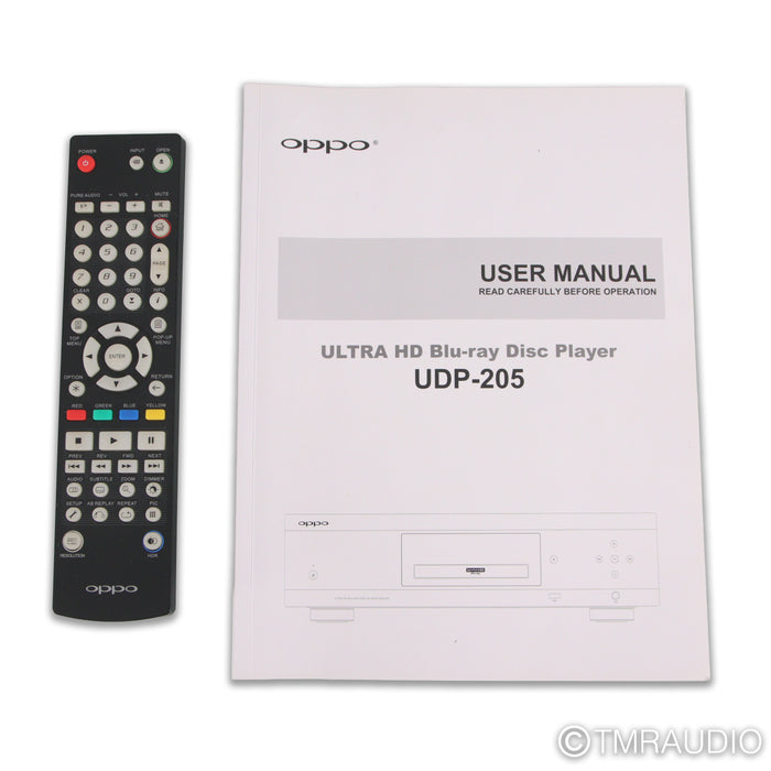 Oppo UDP-205 Universal UHD Blu-ray Player; CD / SACD