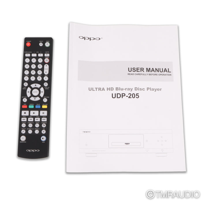 Oppo UDP-205 Ultra HD Universal Blu-ray Player; CD /  SACD