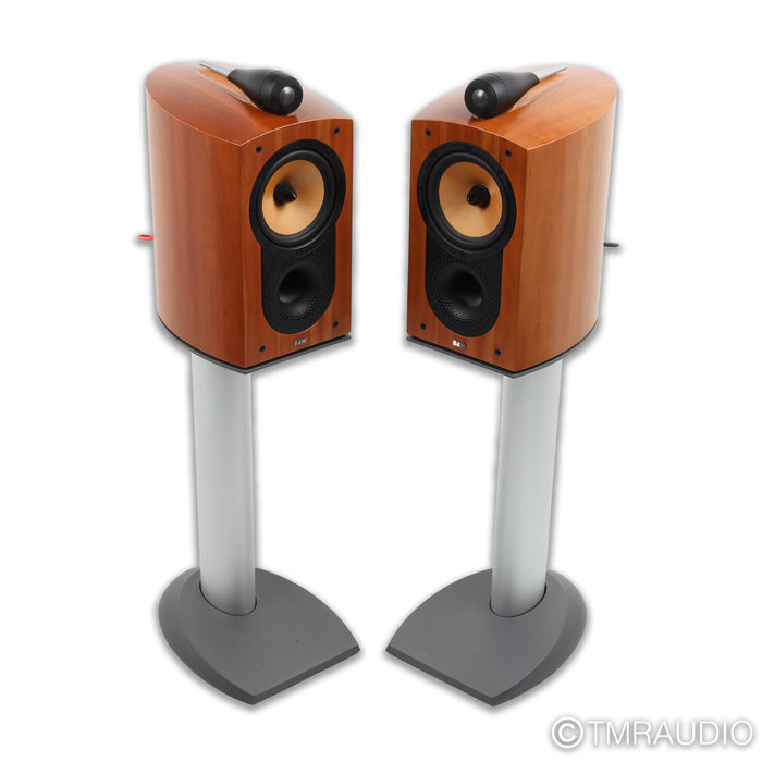 Bowers & Wilkins Nautilus 805 Bookshelf Speakers with Stands; Cherrywood Pair