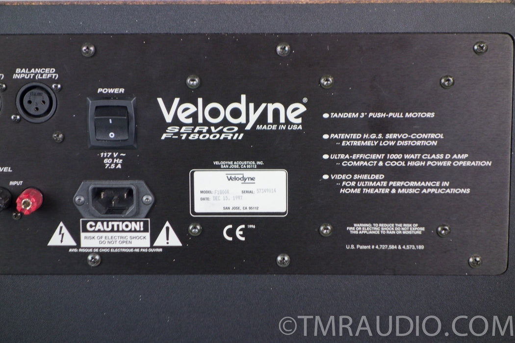 Velodyne F-1800R ii Subwoofer