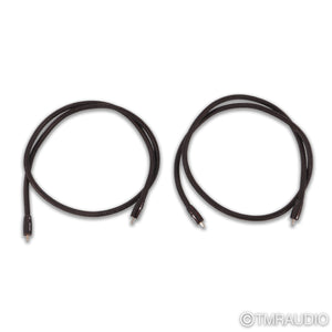 AudioQuest Mackenzie RCA Cables; 1m Pair Interconnects