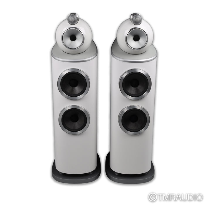 Bowers & Wilkins 803 D4 Floorstanding Speakers; White Pair