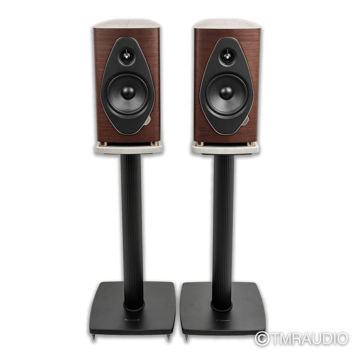 Sonus Faber Sonetto II G2 Bookshelf Speakers; Pair w/ G1 Stands