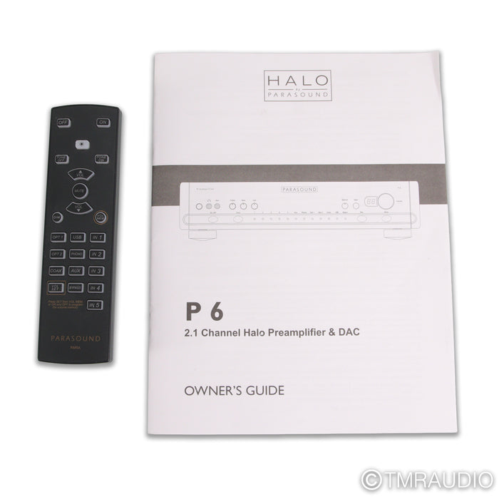 Parasound Halo P6 Stereo Preamplifier; MM / MC Phono; P 6