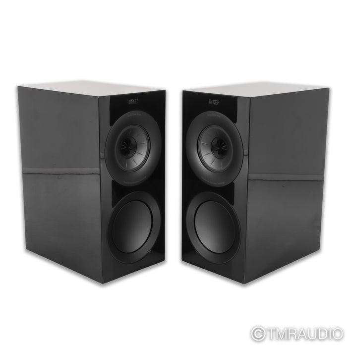 KEF R3 Meta Bookshelf Speakers; Black Pair