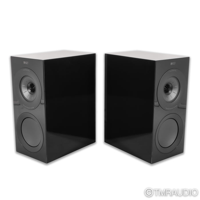 KEF R3 Meta Bookshelf Speakers; Black Pair