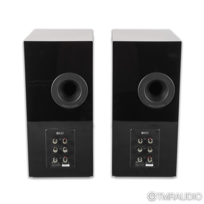 KEF R3 Meta Bookshelf Speakers; Black Pair