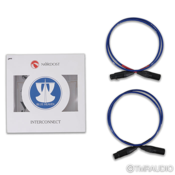 Nordost Blue Heaven XLR Cables; 1m Pair Balanced Interconnects