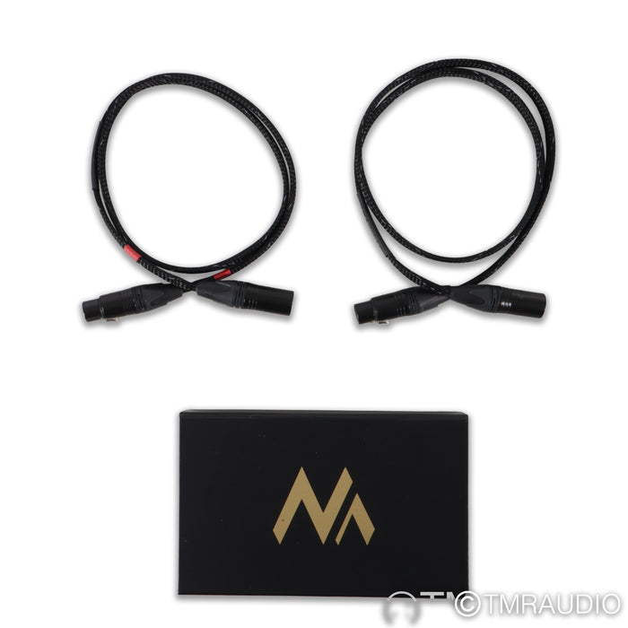Morrow Audio MA-6 XLR Cables; 1m Pair Balanced Interconnects