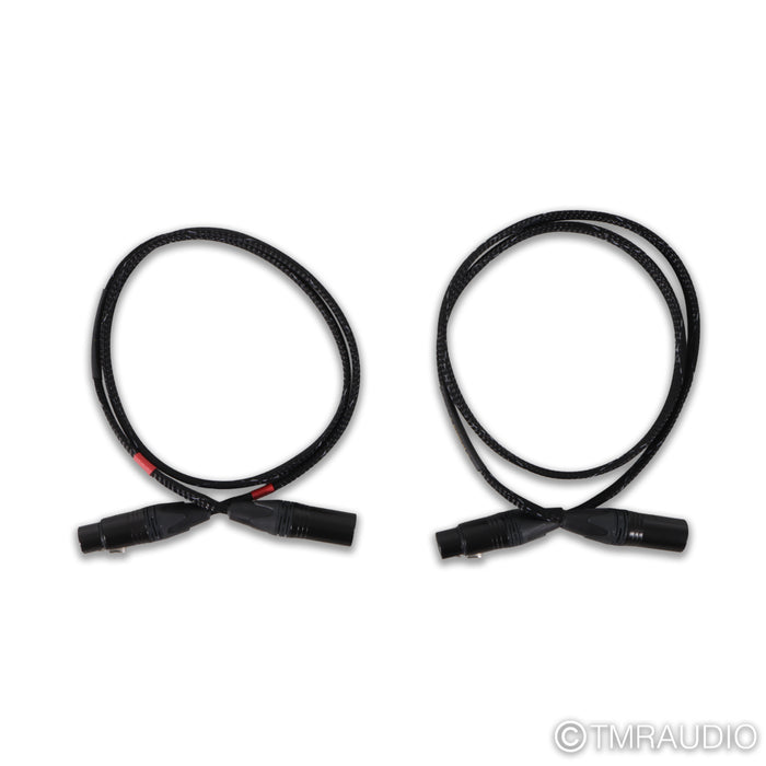 Morrow Audio MA-6 XLR Cables; 1m Pair Balanced Interconnects