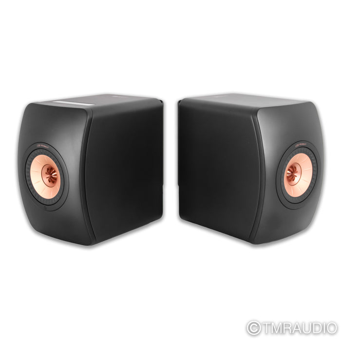 KEF LS50 Wireless II Active Bookshelf Speakers; Black Pair