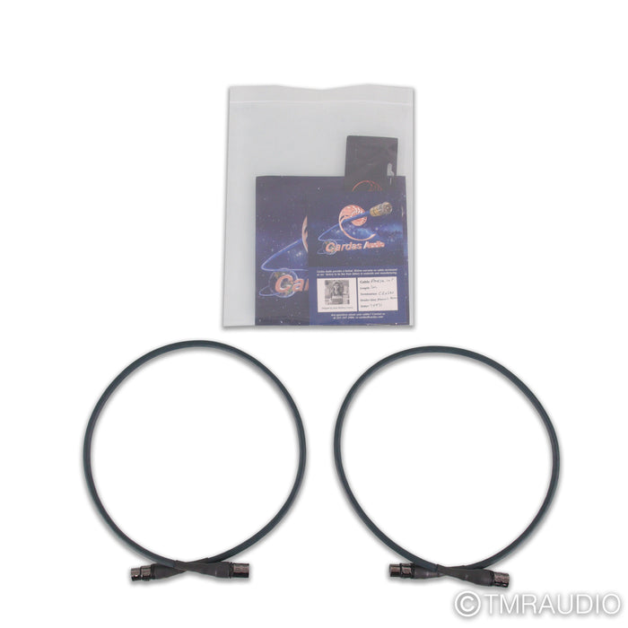 Cardas Parsec XLR Cables; 1m Pair Balanced Interconnects