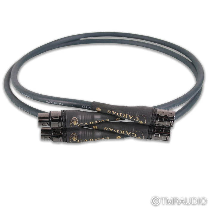 Cardas Parsec XLR Cables; 1m Pair Balanced Interconnects