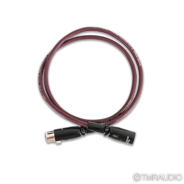DH Labs Silver Sonic D-110 Digital XLR Cable; 1m Single AES/EBU Interconnect