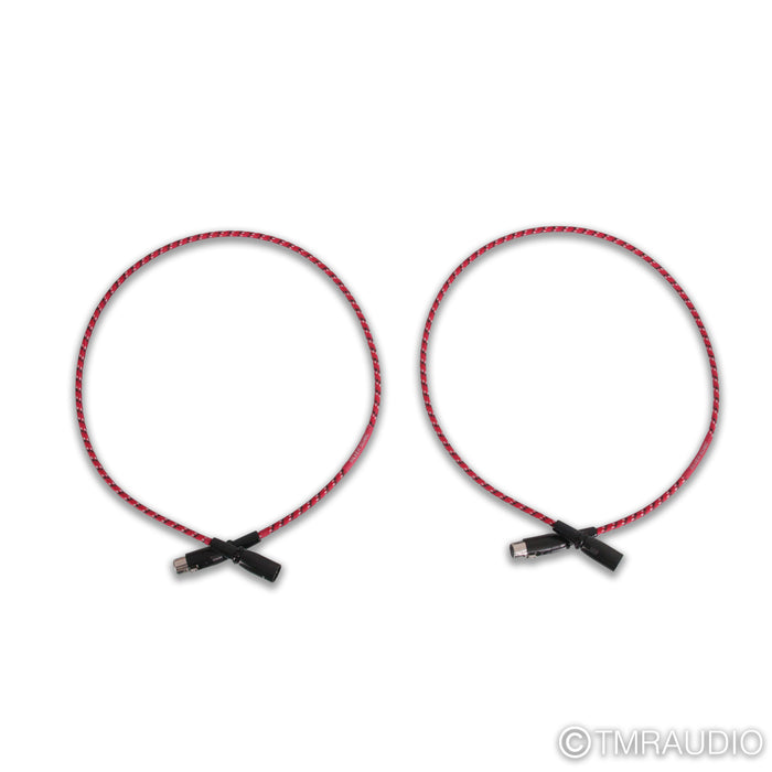 DH Labs Silver Sonic Revelation XLR Cables; 1m Pair Balanced Interconnects