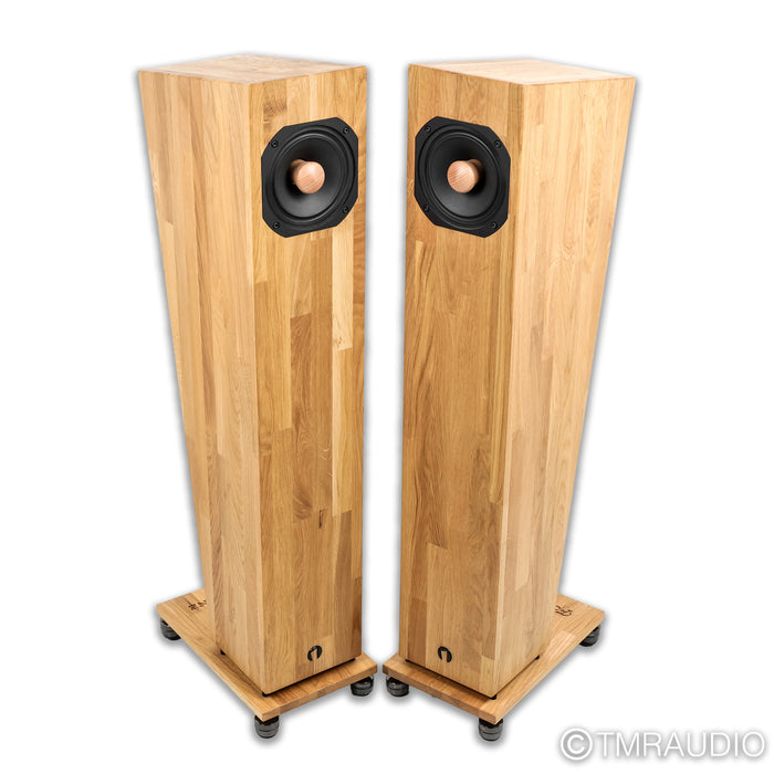 Closer Acoustics Forlane Floorstanding Speakers; Oak Pair