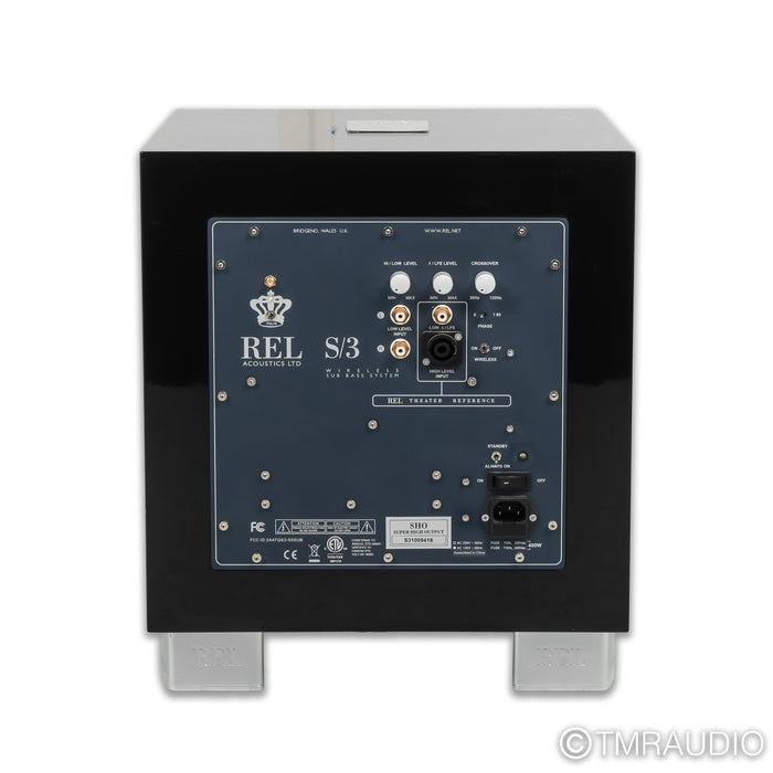 REL Acoustics S/3 SHO 10" Powered Subwoofer; Piano Black