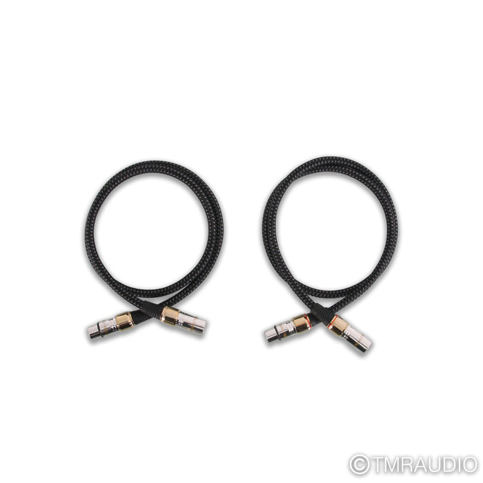 Tributaries 8AB MKII XLR Cables; 1m Pair Balanced Interconnects