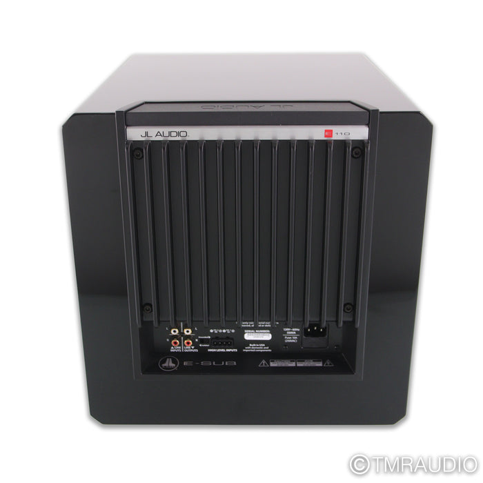 JL Audio E-Sub E-110 10" Powered Subwoofer; Gloss Black