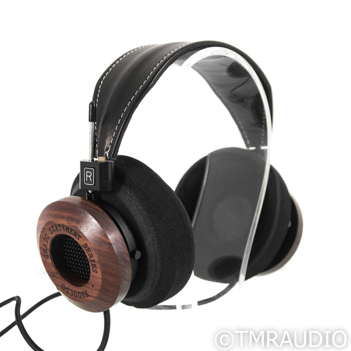 Grado Labs GS3000x Open Back Headphones; Cocobolo