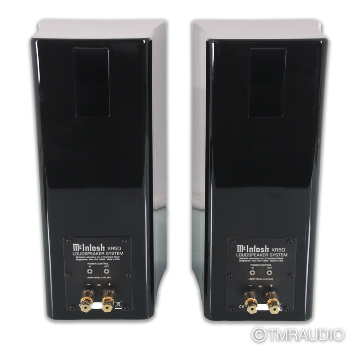 McIntosh XR50 Bookshelf Speakers; Black Pair