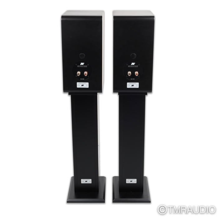 Jean-Marie Reynaud Bliss Jubilé Bookshelf Speakers; Black Pair with Stands