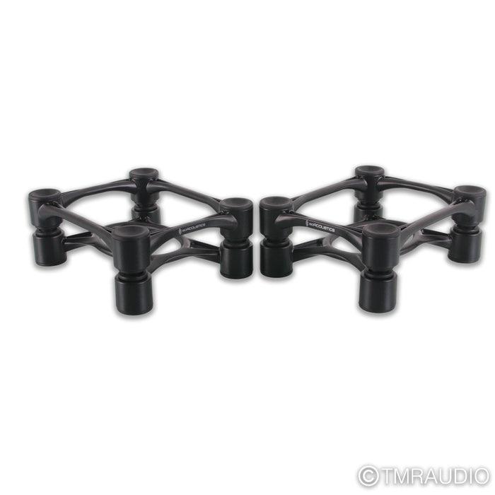 IsoAcoustics Aperta Isolation Stand; Black Pair (Open Box)