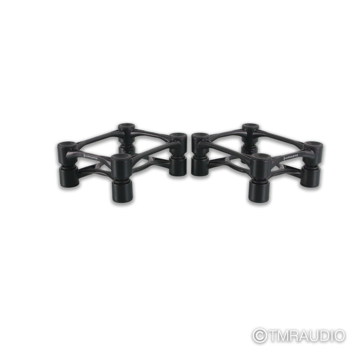 IsoAcoustics Aperta Isolation Stand; Black Pair (Open Box)